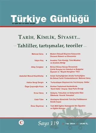 Türkiye Günlüğü Dergisi Sayı: 119