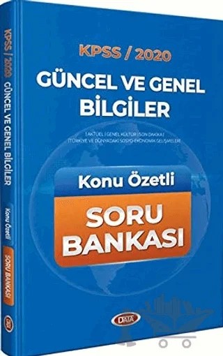 2020 KPSS Güncel ve Genel Bilgiler Konu Özetli Soru Bankası – Kolektif – Data Yayınları kitap kapağı