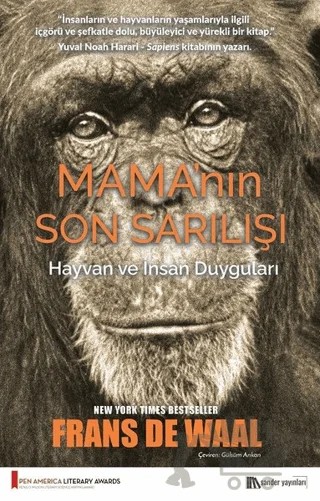Mama’nın Son Sarılışı – Frans De Waal – Sander Yayınları kitap kapağı
