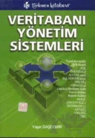 Veritabanı Yönetim Sistemleri – Yaşar Daşdemir – Türkmen Kitabevi kitap kapağı