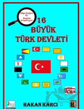 16 Büyük Türk Devleti – Hakan Karcı – Kaptan Kitap kitap kapağı