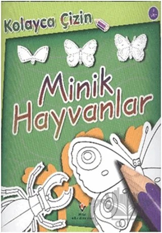 Kolayca Çizin - Minik Hayvanlar – Peter Bull – TÜBİTAK Yayınları kitap kapağı