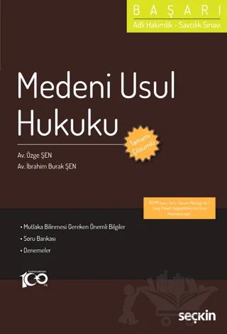 Adli Hakimlik Savcılık Sınavı -BAŞARI - Medeni Usul Hukuku