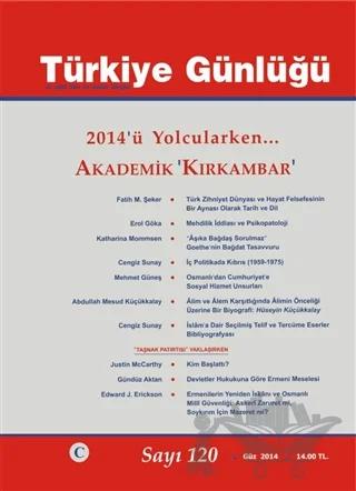 Türkiye Günlüğü Dergisi Sayı: 120