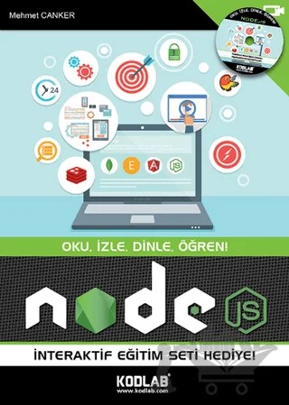 Node.Js – Mehmet Canker – Kodlab Yayın Dağıtım kitap kapağı