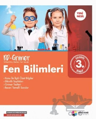 3. Sınıf Fen Bilimleri RD - Grimer – Kollektif – Dört Renk Yayınları kitap kapağı