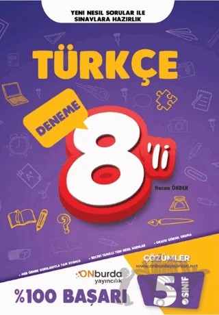 5. Sınıf Türkçe Yeni Nesil Branş Denemeleri – Hasan Önder – ONburda Yayınları kitap kapağı