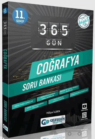 11. Sınıf 365 Gün Coğrafya Soru Bankası – Hülya İlden – Gezegen Yayıncılık kitap kapağı