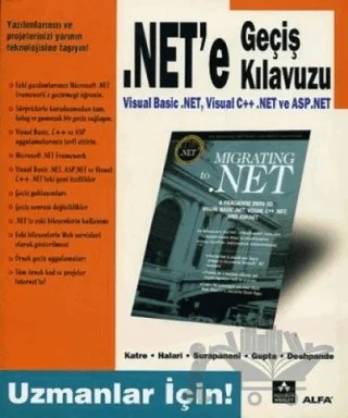 .NET’e Geçiş Kılavuzu – Katre – Alfa Yayınları kitap kapağı
