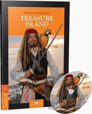 Stage 4 - B1: Tresure Island – Robert Louıs Stevenson – MK Publications kitap kapağı