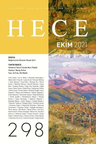 Hece Edebiyat Dergisi Sayı: 298 Ekim 2021