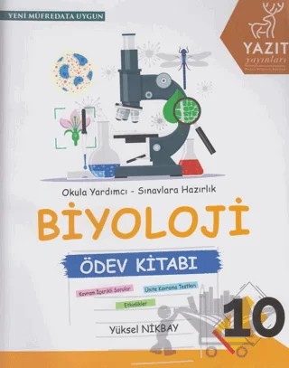 10. Sınıf Biyoloji Ödev Kitabı – Yüksel Nikbay – Yazıt Yayıncılık kitap kapağı