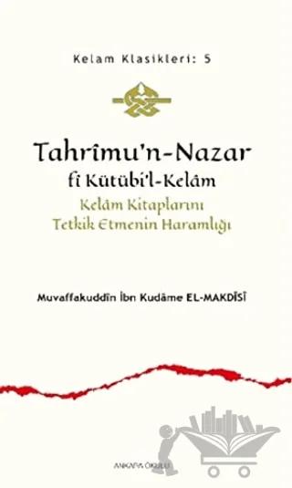 Tahrimu’n-Nazar Fi Kütübi’l-Kelam