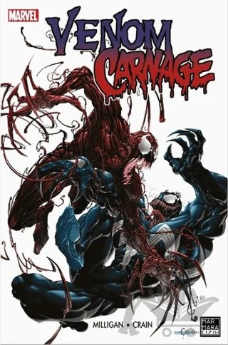 Venom vs Carnage – Peter Milligan – Marmara Çizgi kitap kapağı