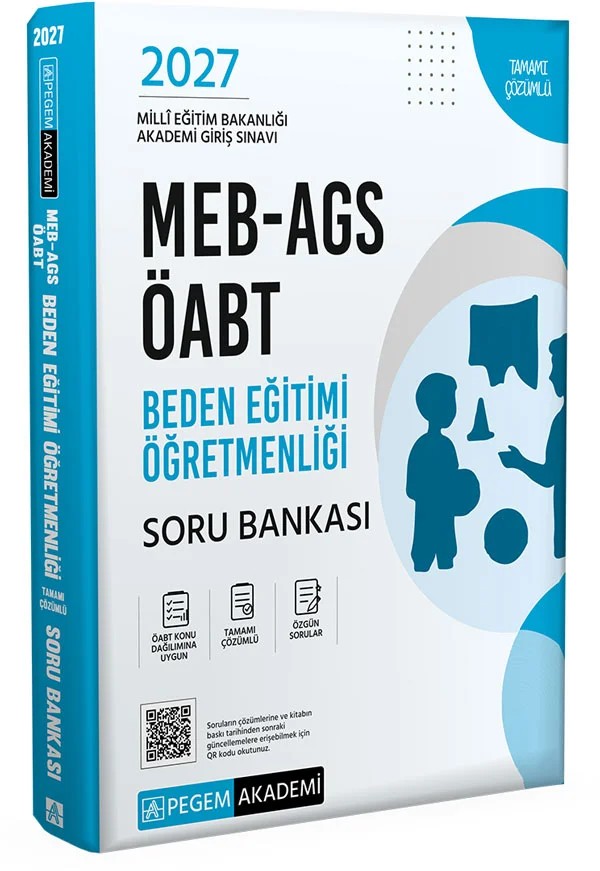 2027 MEB-AGS ÖABT Beden Eğitimi Öğretmenliği Soru Bankası – AGS ÖABT Beden Eğitimi Öğretmenliği Soru Bankası – Pegem Akademi Yayıncılık kitap kapağı