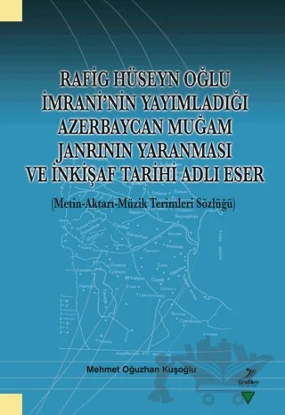 Rafig Hüseyn Oğlu İmrani’nin Yayımladığı Azerbaycan Muğam Janrının Yaranması ve İnkişaf Tarihi Adlı Eser – Mehmet Oğuzhan Kuşoğlu – Grafiker Yayınları kitap kapağı