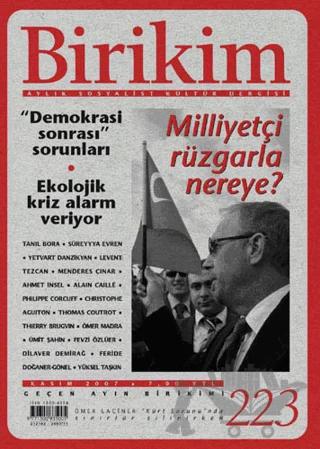Birikim Aylık Sosyalist Kültür Dergisi Sayı: 223 – Birikim Yayınları kitap kapağı