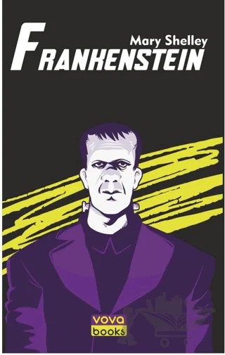 Frankenstein – Mary Shelley – Vova Yayınları kitap kapağı