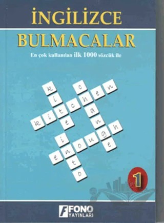 İngilizce Bulmacalar 1. Kitap – Şule Meriç – Fono Yayınları kitap kapağı