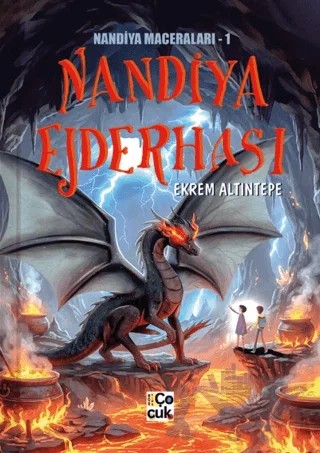 Nandiya Maceraları 1 - Nandiya Ejderhası – Ekrem Altıntepe – Mor Elma Yayıncılık kitap kapağı