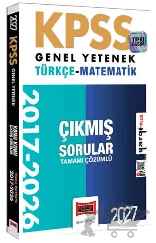 2027 KPSS Genel Yetenek Türkçe-Matematik Konu Konu Tamamı Çözümlü 10 Yıl Çıkmış Sorular – Kolektif – Yargı Yayınevi kitap kapağı