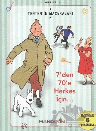TenTen'in Maceraları Üçüncü 6 Kitap – Herge – Mandolin Yayınları kitap kapağı