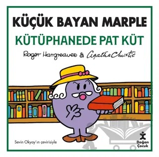 Küçük Bayan Marple - Kütüphanede Pat Küt – Roger Hargreaves, Agatha Christie – Doğan Çocuk kitap kapağı
