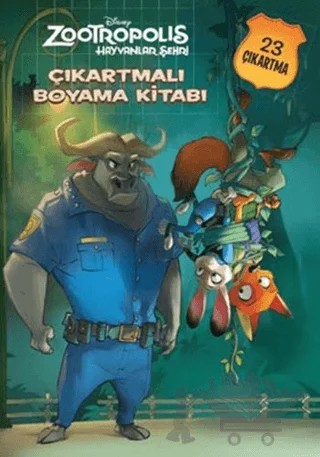 Disney Zootropolis Hayvanlar Şehri - Çıkartmalı Boyama Kitabı – Kolektif – Doğan Egmont Yayıncılık kitap kapağı