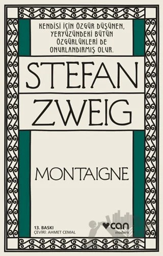 Montaigne – Stefan Zweıg – Can Yayınları kitap kapağı