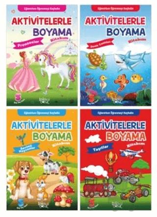 Aktivitelerle Boyama Kitabım Seti (4 Kitap Takım)