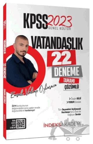 İndeks Akademi 2023 KPSS Vatandaşlık 22 Deneme Çözümlü