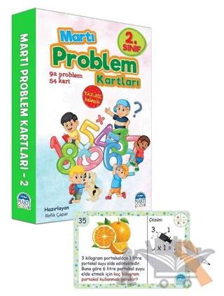2. Sınıf Problem Kartları - Yaz Sil Kalemli