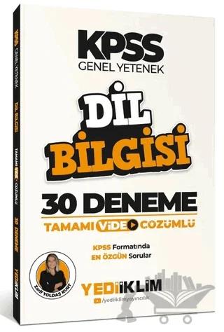 KPSS Dil Bilgisi Tamamı Video Çözümlü 30 Deneme