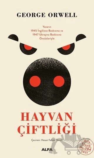 Hayvan Çiftliği – George Orwell – Alfa Yayınları kitap kapağı