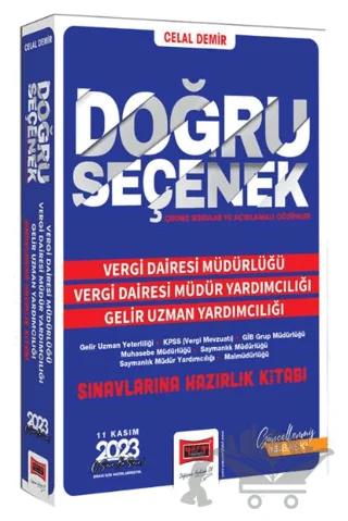2024 Doğru Seçenek Vergi Dairesi Müdürlüğü - Vergi Dairesi Müdür Yardımcılığı - Gelir Uzman Yardımcılığı Sınavlarına Hazırlık Kitabı (11 Kasım 2023) Sınavı İçin