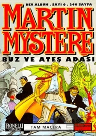 Martin Mystere Dev Albüm Sayı: 6 Buz ve Ateş Adası – Carlo Recagno – Oğlak Yayıncılık kitap kapağı