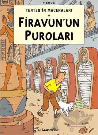 Firavun’un Puroları – Herge – Mandolin Yayınları kitap kapağı