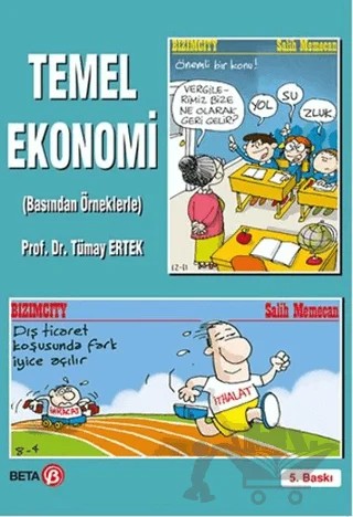 Temel Ekonomi (Basından Örneklerle) – Tümay Ertek – Beta Yayınevi kitap kapağı