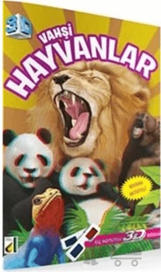 3D Vahşi Hayvanlar – Kolektif – Damla Yayınevi kitap kapağı