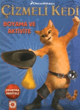 Çizmeli Kedi - Boyama ve Aktivite – Seçil Ersek Ümitvar – Artemis Yayınları kitap kapağı