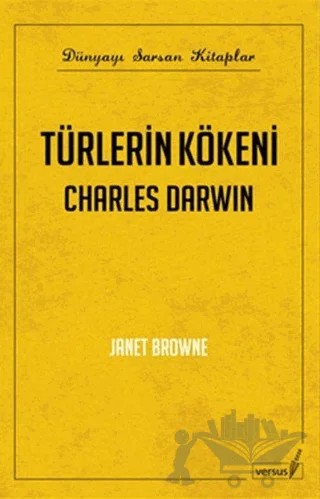 Türlerin Kökeni - Charles Darwin – Janet Browne – Versus Kitap Yayınları kitap kapağı