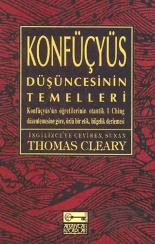 Konfüçyüs Düşüncesinin Temelleri – Thomas Cleary – Anahtar Kitaplar Yayınevi kitap kapağı