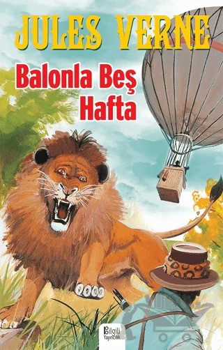 Balonla Beş Hafta – Jules Verne – Bilgili Yayınları kitap kapağı