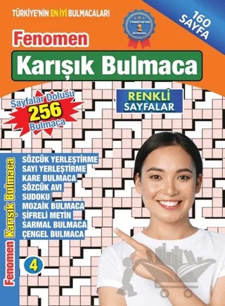 Fenomen Karışık Bulmaca 4 – Kolektif – Maxi Yayıncılık kitap kapağı