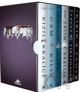 Kızıl Kraliçe Serisi Kutulu Özel Set (6 Kitap) – Victoria Aveyard – Pegasus Yayınları kitap kapağı