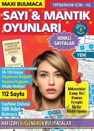 Maxi Sayı ve Mantık Oyunları 12 – Bertan Kodamanoğlu – Maxi Yayıncılık kitap kapağı