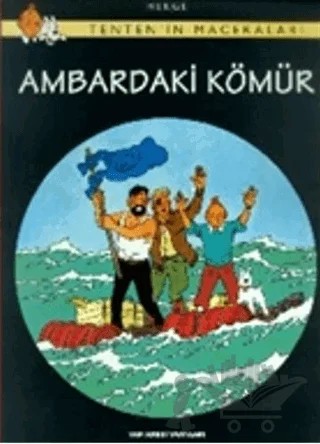 Tenten’in Maceraları Ambardaki Kömür – Herge – Yapı Kredi Yayınları kitap kapağı
