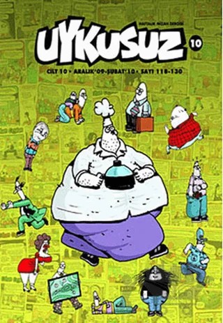 Uykusuz Dergisi Cilt: 10 – Mürekkep Basın Yayın kitap kapağı