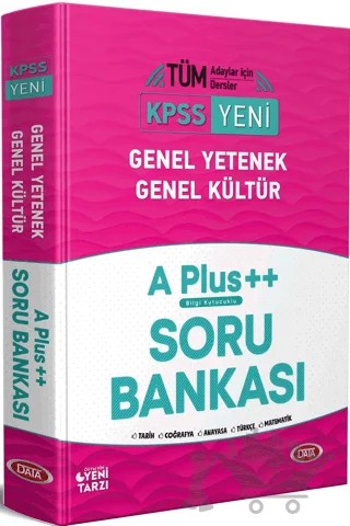 2021 KPSS Genel Yetenek Genel Kültür A Plus Soru Bankası – Kolektif – Data Yayınları kitap kapağı