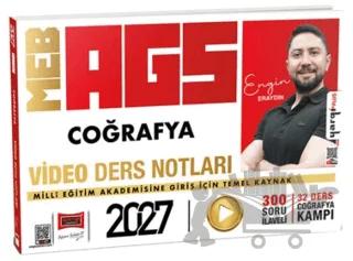 2027 MEB-AGS Coğrafya Video Ders Notları 300 Soru İlaveli – Engin Eraydın – Yargı Yayınevi kitap kapağı
